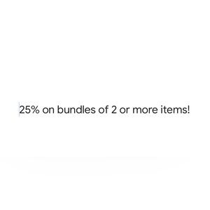 Save on bundles of two or more